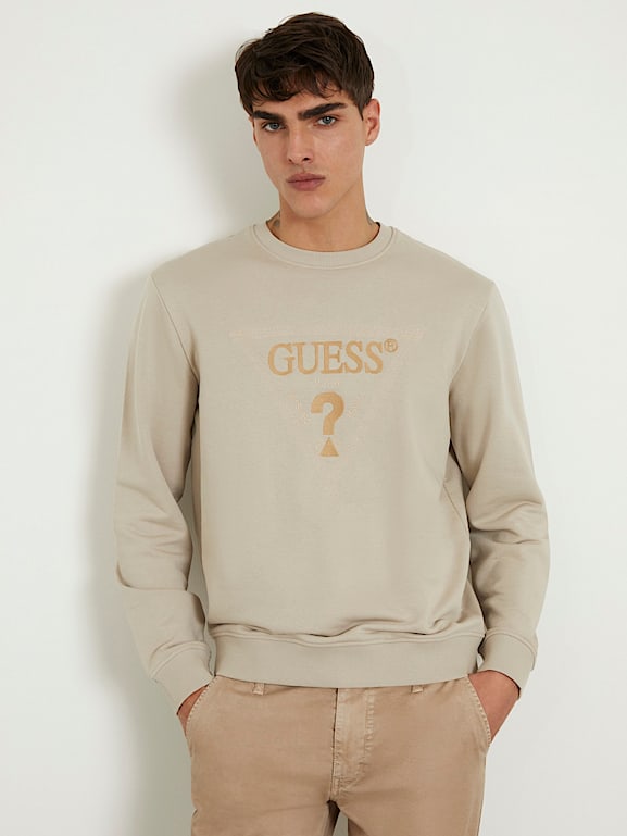 Guess triangle sweatshirt deals