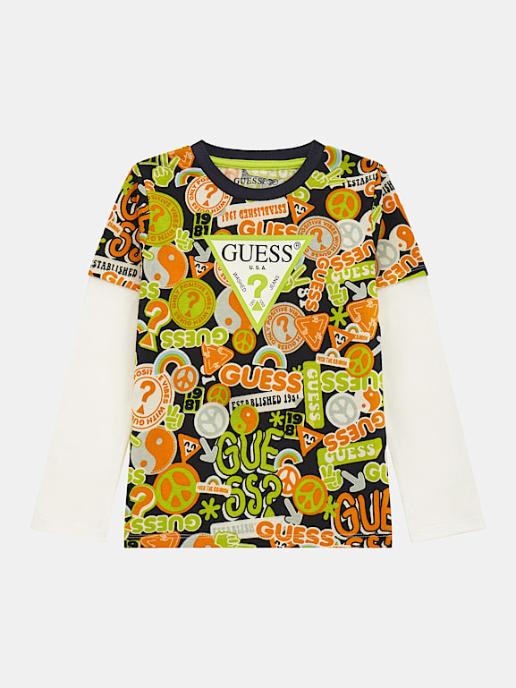 GUESS Kids All over print t shirt Boys