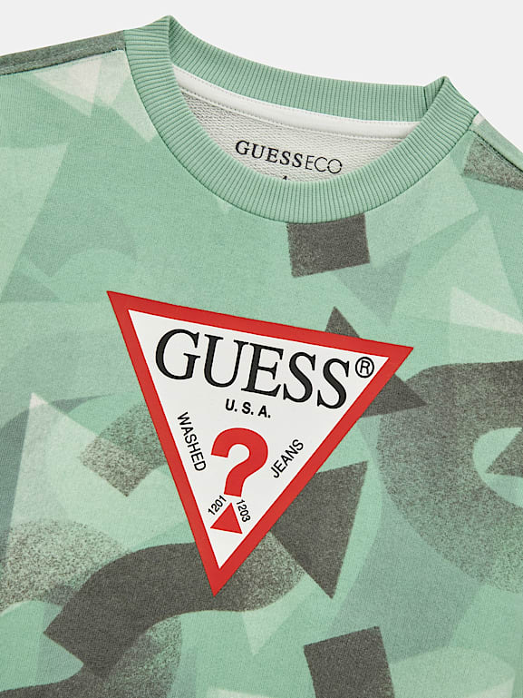 Guess camo sweatshirt discount