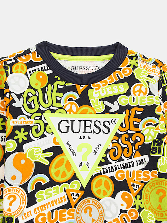 Guess rainbow sweatshirt 2025