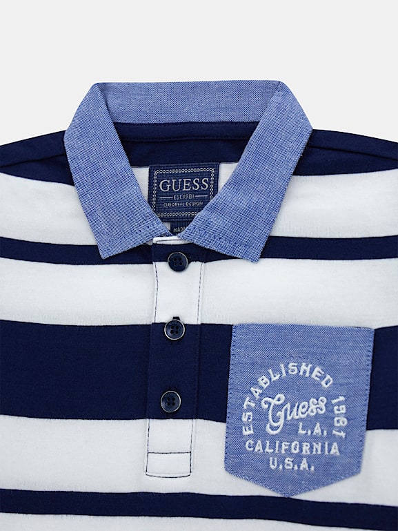 Polo guess rayas sales