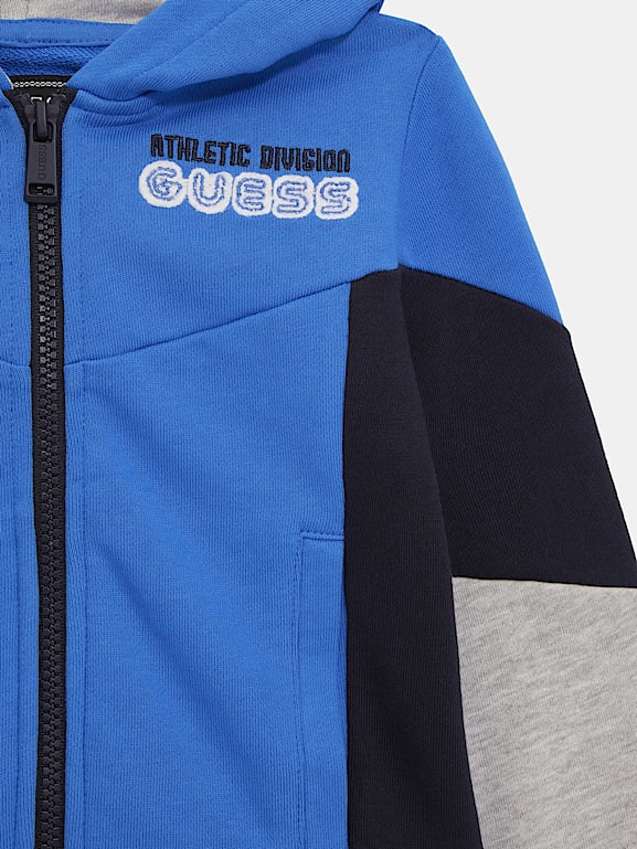 Guess athletic sweatshirt discount