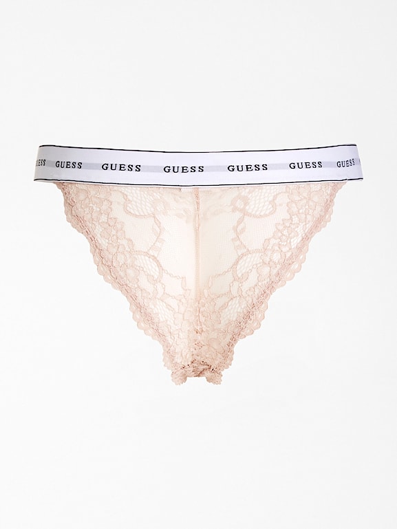 GUESS® Lace thong with logo
