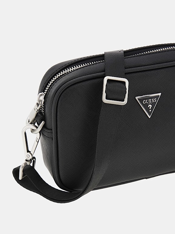 Certosa Saffiano Smart Mini Crossbody Bag | GUESS® Official Website