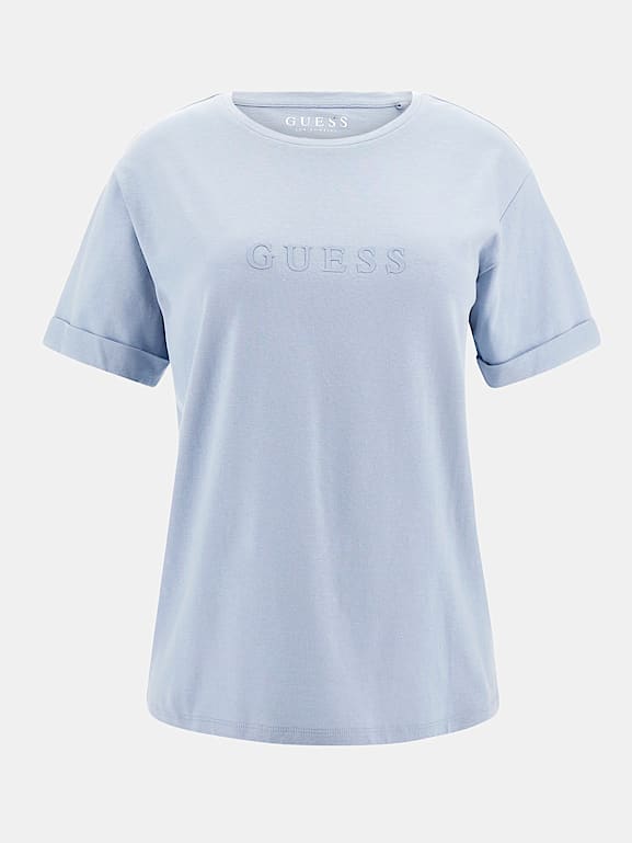 Baby blue guess shop shirt
