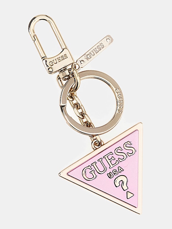 Guess logo keychain deals