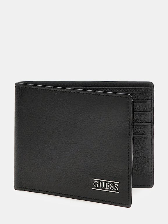 Guess genuine leather wallet cheap
