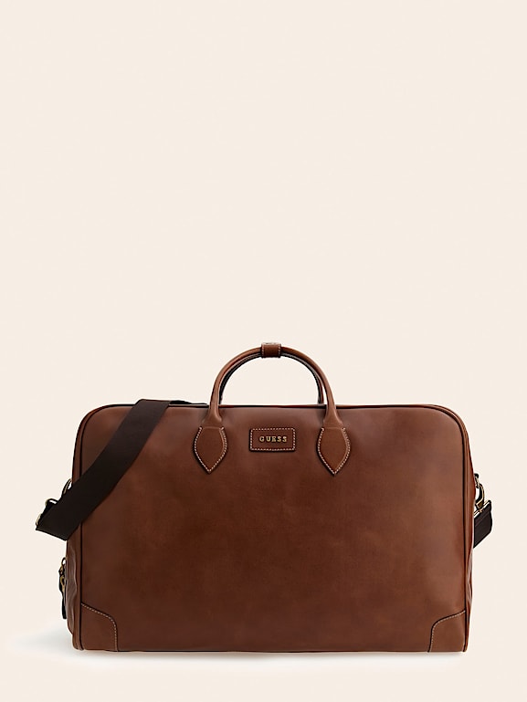 Leren weekendtas heren store