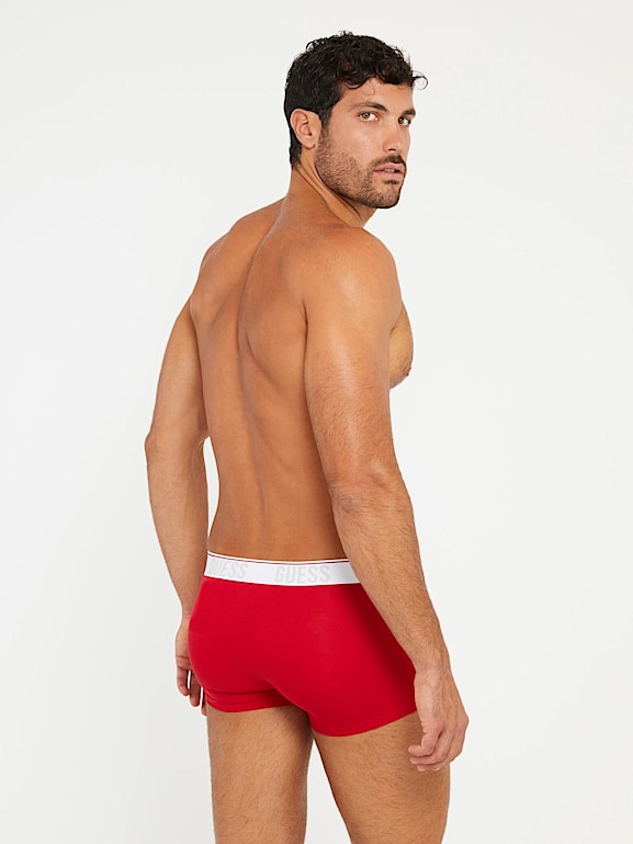 GUESS® Logo elasticated waistband boxer trunk set Men