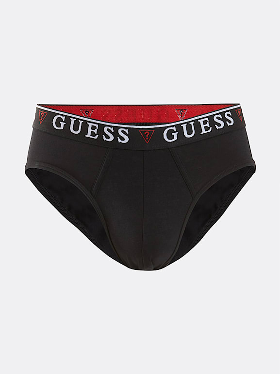 GUESS Pack 3 briefs with logo band