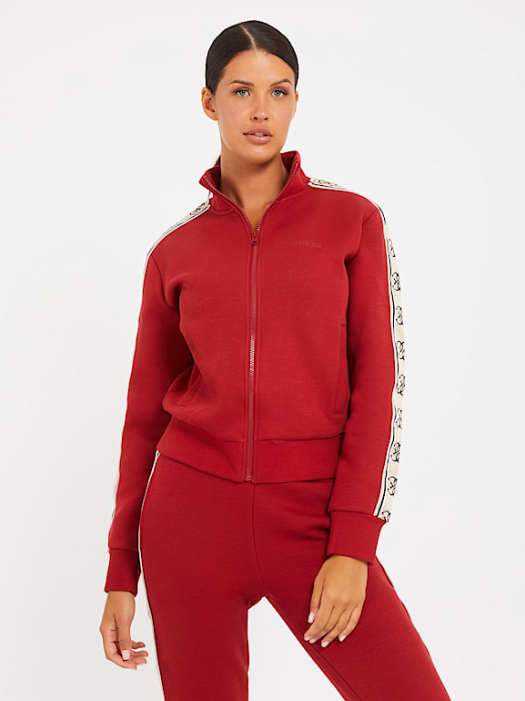 Side tape sweatshirt new arrivals