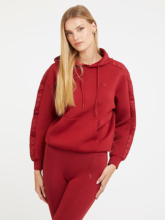 GUESS HOODED SWEATSHIRT