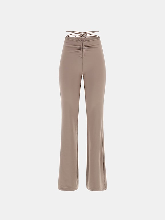 Flare leg khaki pants store
