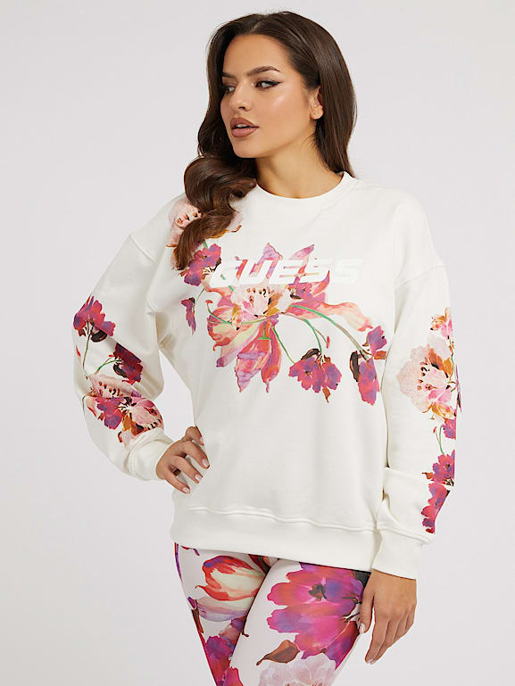 sweatshirt flowers