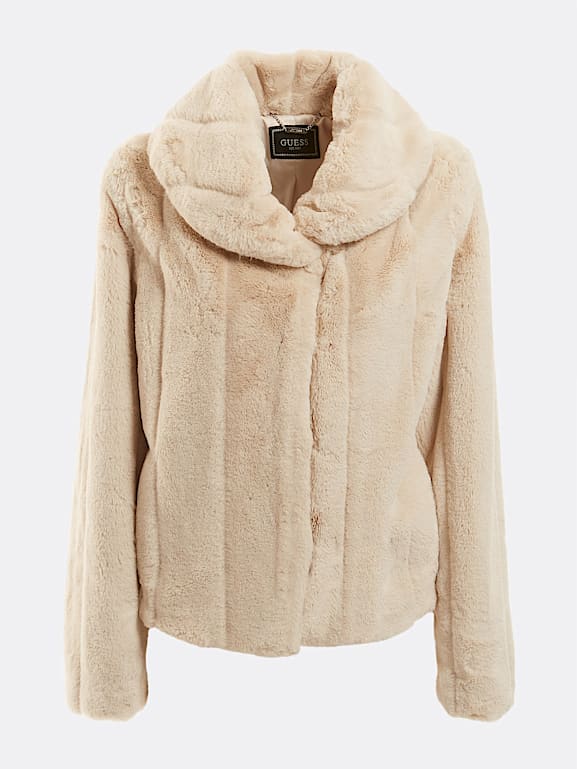Veste fausse hotsell fourrure guess