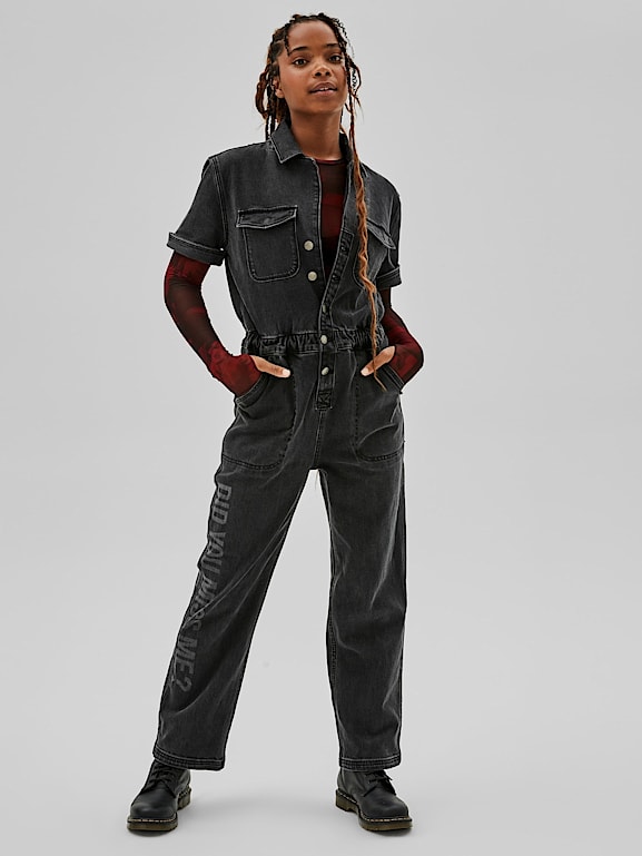 Combinaison jean femme guess hot sale