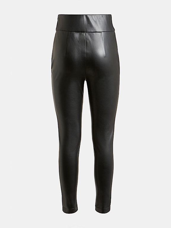 Guess faux leather leggings clearance