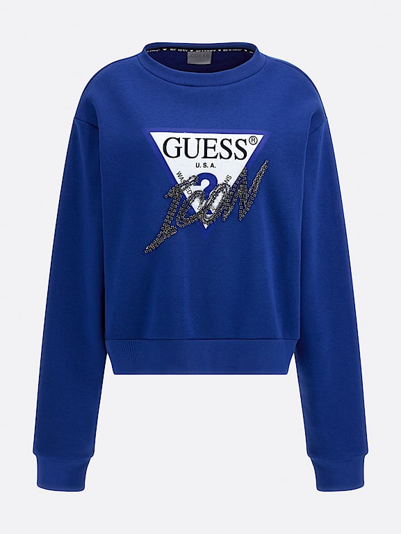 Guess blue deals sweatshirt