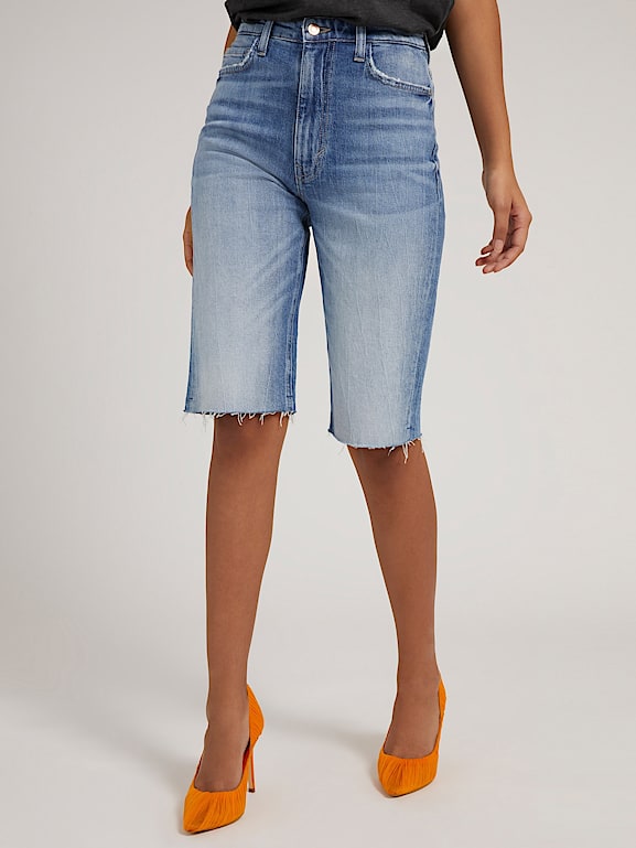 Denim sale biker short