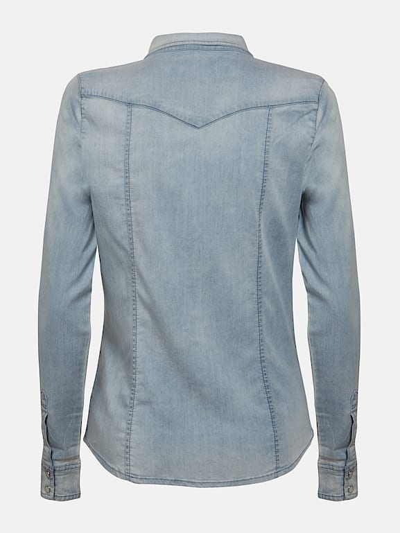 Guess denim cheap shirt womens