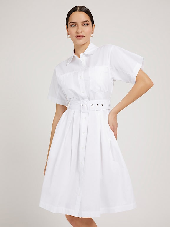 Vestido shop camisero guess