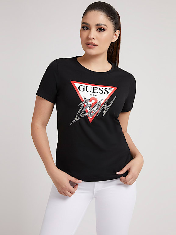 Guess icon t shirt store