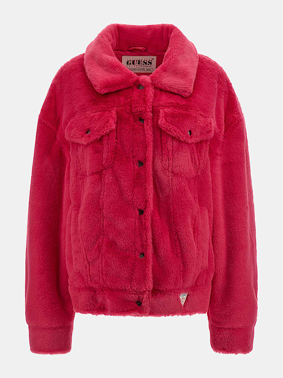 Veste fausse fourrure discount guess