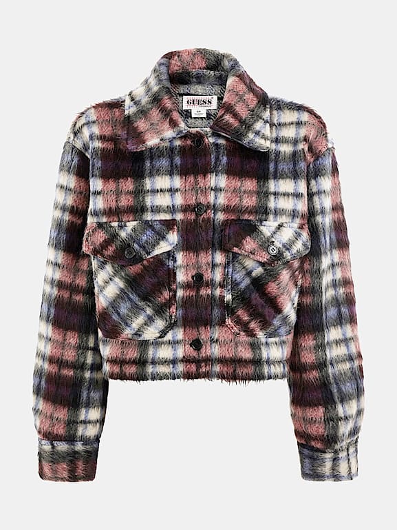 Guess plaid jacket online