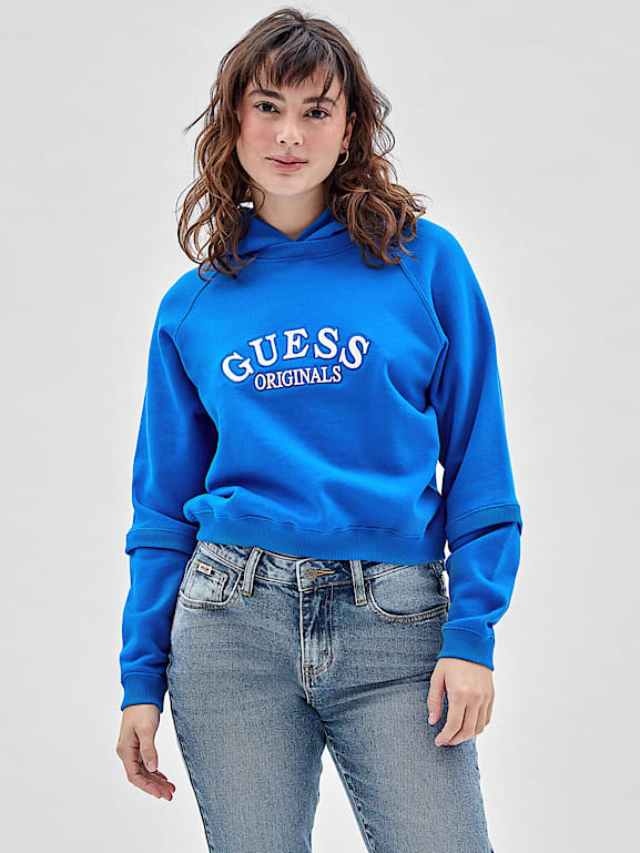 Guess blue sweatshirt outlet