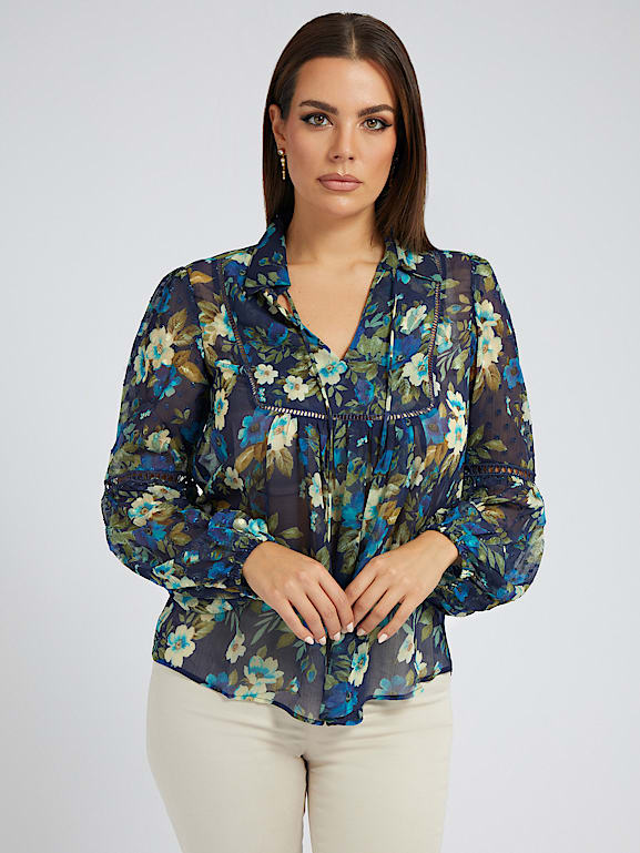 Blouse mousseline femme sales