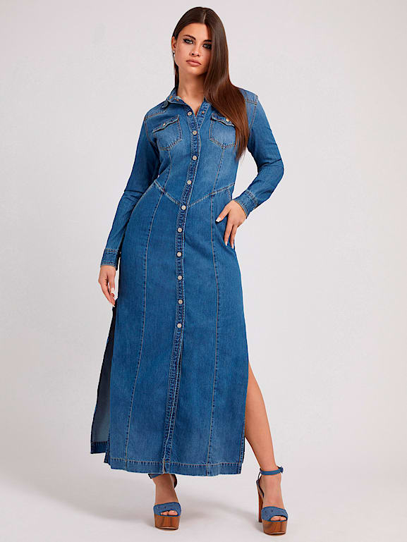 Jeanskleed lang best sale
