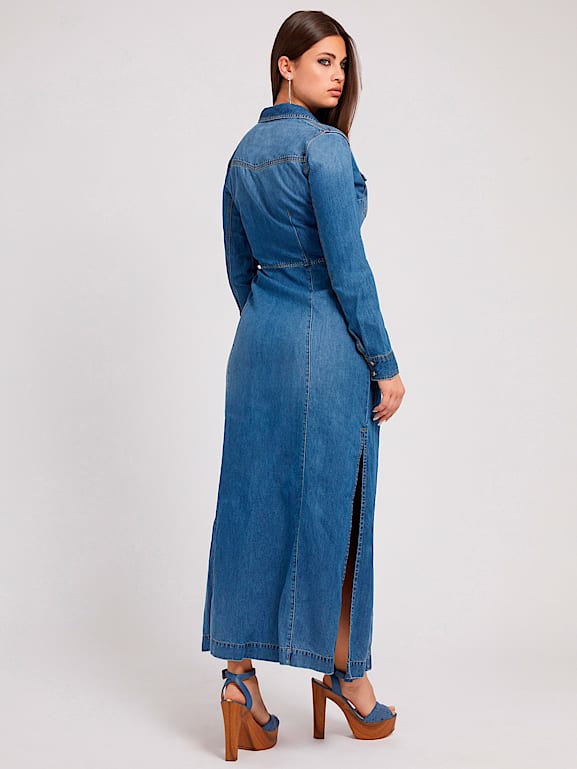 Abito in jeans lungo new arrivals