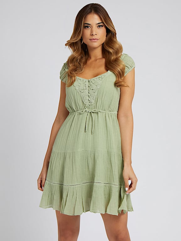 Guess fit and flare dress new arrivals