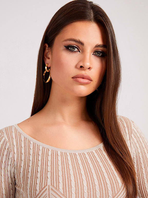 Rose gold sweater on sale dress