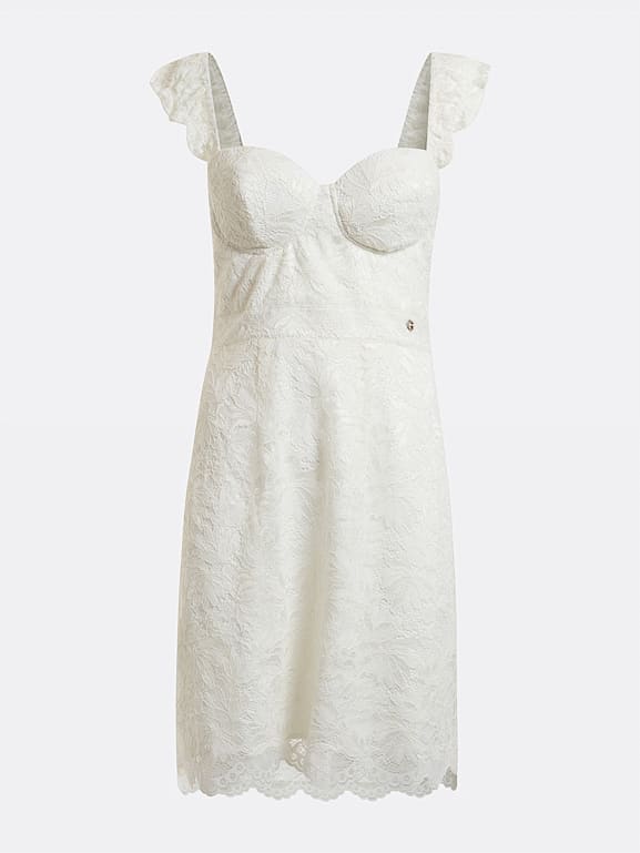 Topshop white lace dress on sale
