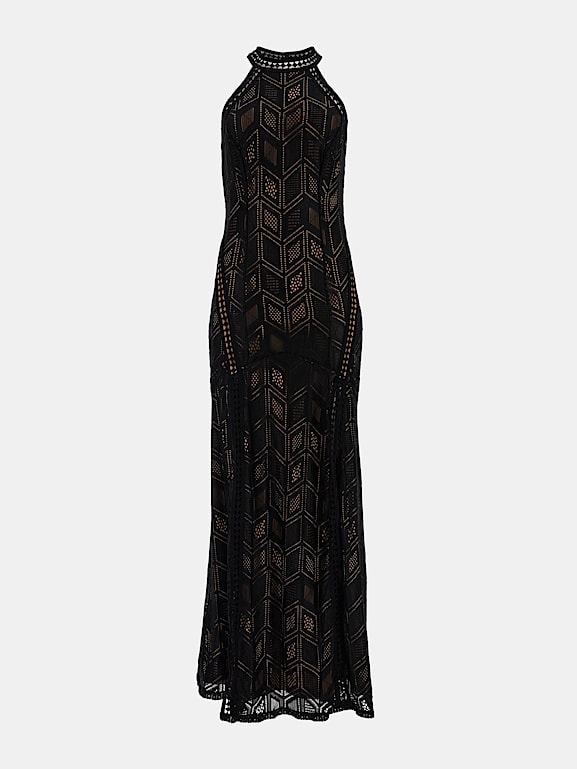 GUESS Abito lungo in pizzo Donna
