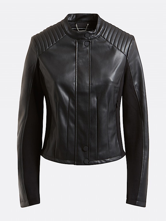 GUESS Giacca in simil pelle Donna
