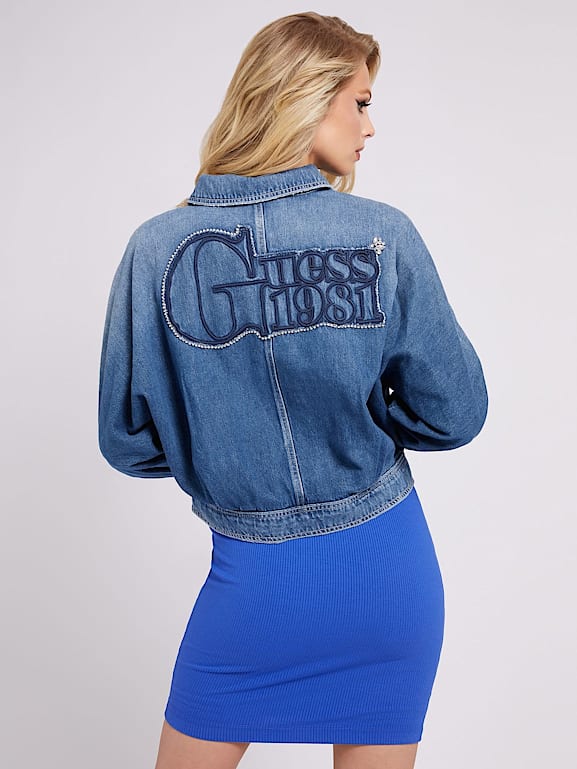 Giacca jeans guess new arrivals