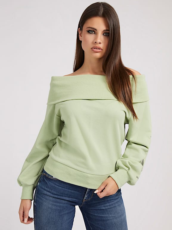 One discount sleeve sweatshirt