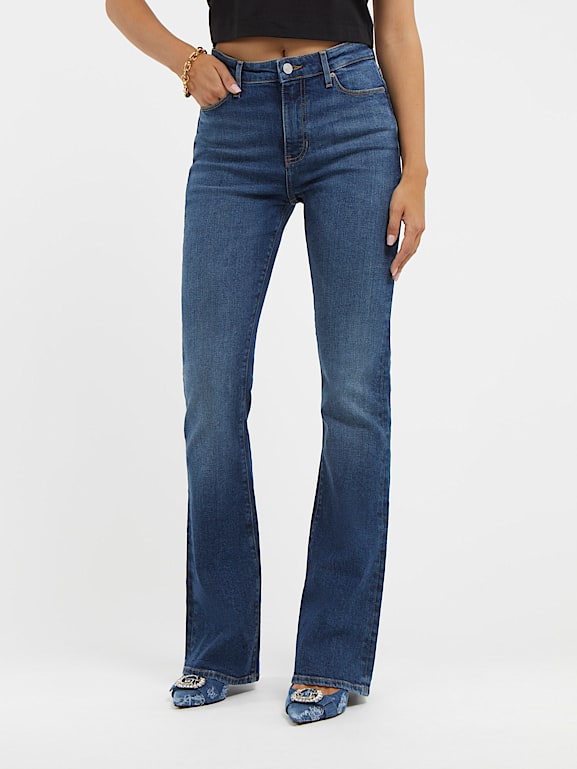GUESS Jean vas taille haute Femme