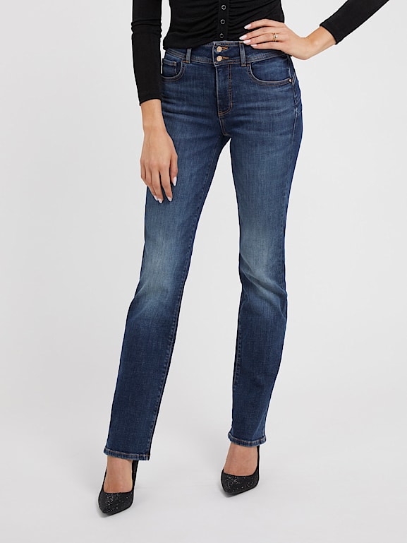 Jean droit taille haute store