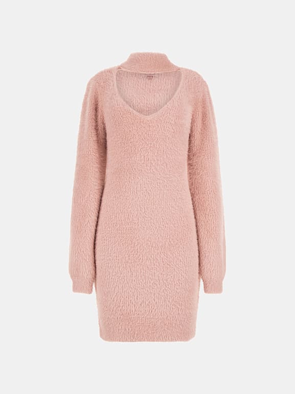 Guess fuzzy sweater hotsell