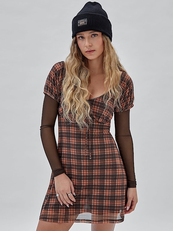 Mesh sleeve dress Women | GUESS® Originals Official Website