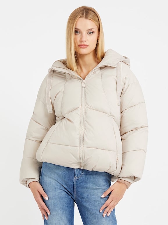 Guess plumifero hot sale mujer