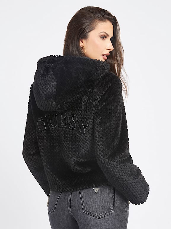 Veste fausse fourrure guess hotsell