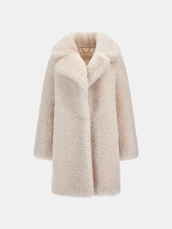 Manteau fausse fourrure guess shop