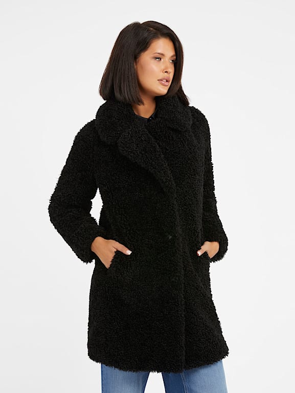 Guess faux sale fur coats