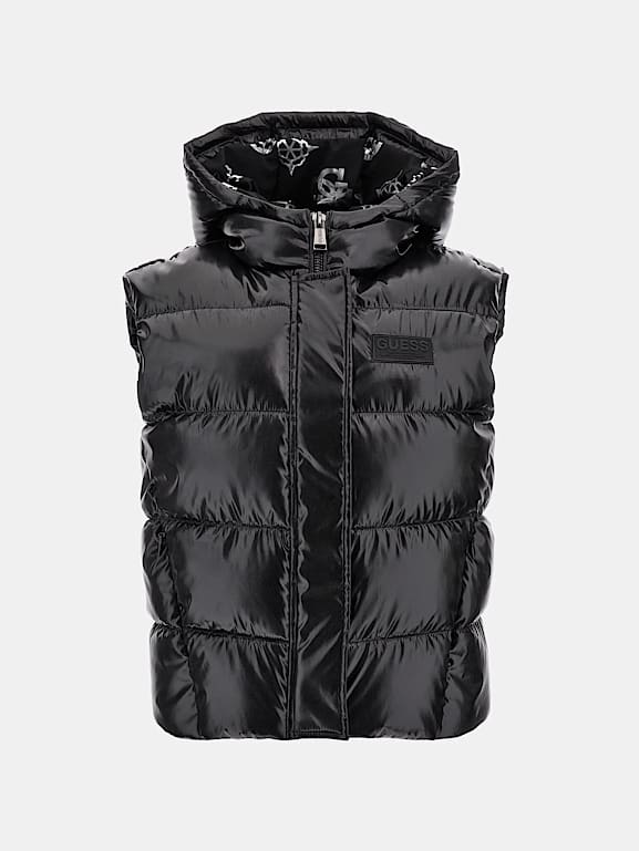 GUESS Gilet rivestimento effetto specchio