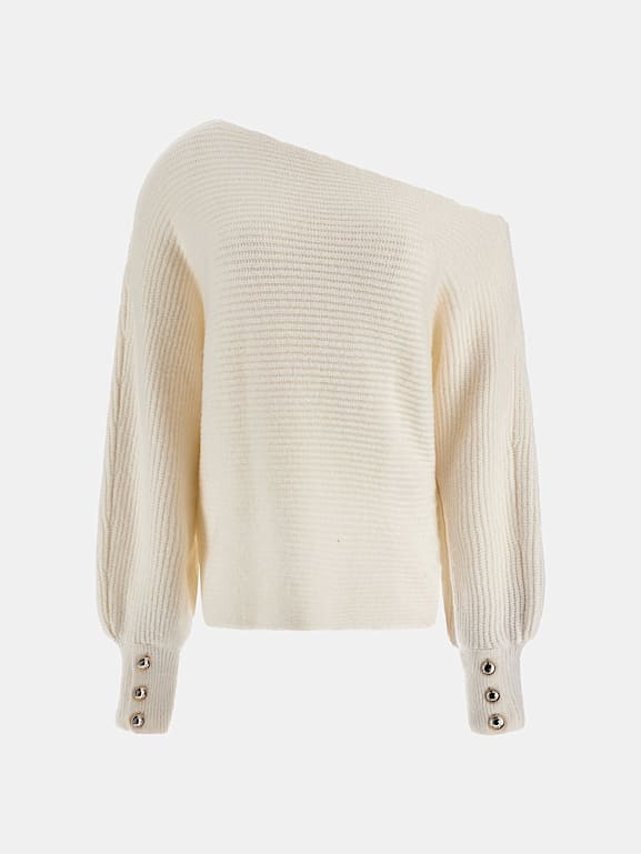 Off white wool shop blend sweater