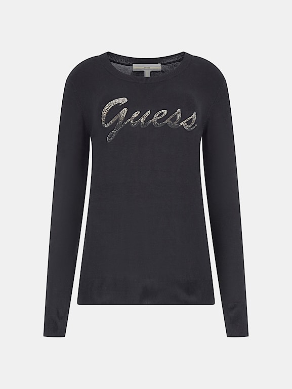Guess logo sweater on sale